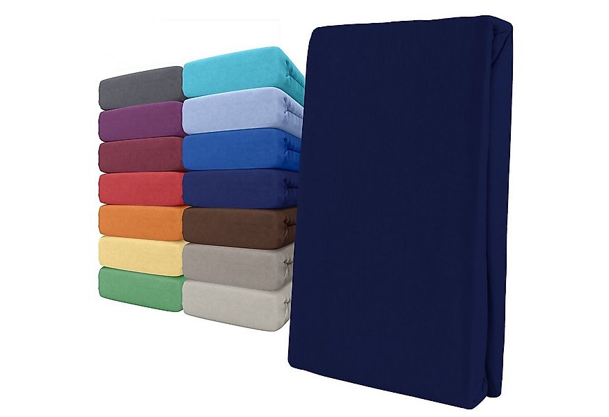 Leonado Vicenti Spannbettlaken Baumwolle Bettlaken auch für Boxspringbetten günstig online kaufen