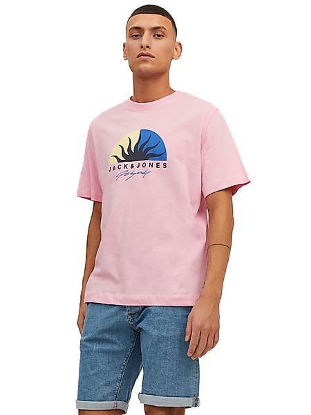 Jack & Jones Herren Rundhals T-Shirt JORTULUM LOGO- Regular Fit günstig online kaufen