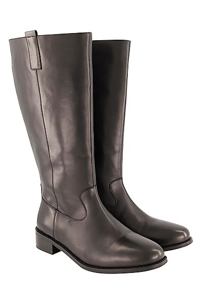 Ulla Popken Lederstiefel XL-Schaft Zipper Weite günstig online kaufen