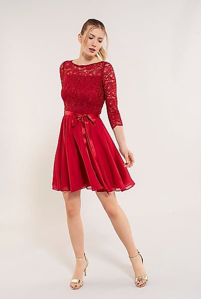 SWING Cocktailkleid Taillierte Passform mit ausgestelltem günstig online kaufen