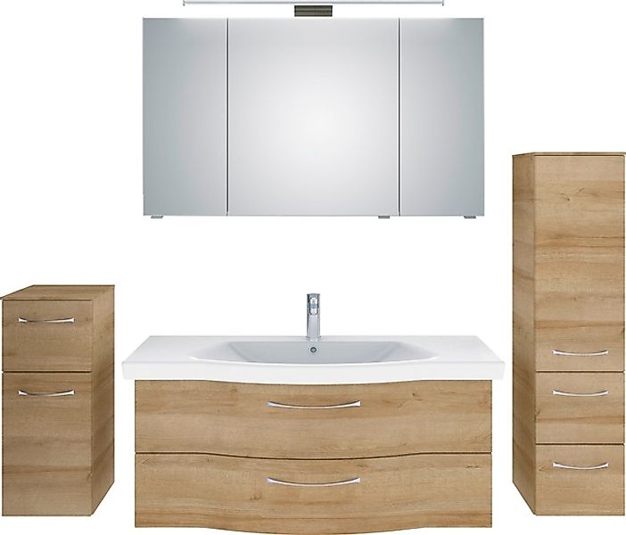Saphir Badmöbel-Set »6005 Sprint 4-teilig, Keramik-Waschtisch mit LED-Spieg günstig online kaufen