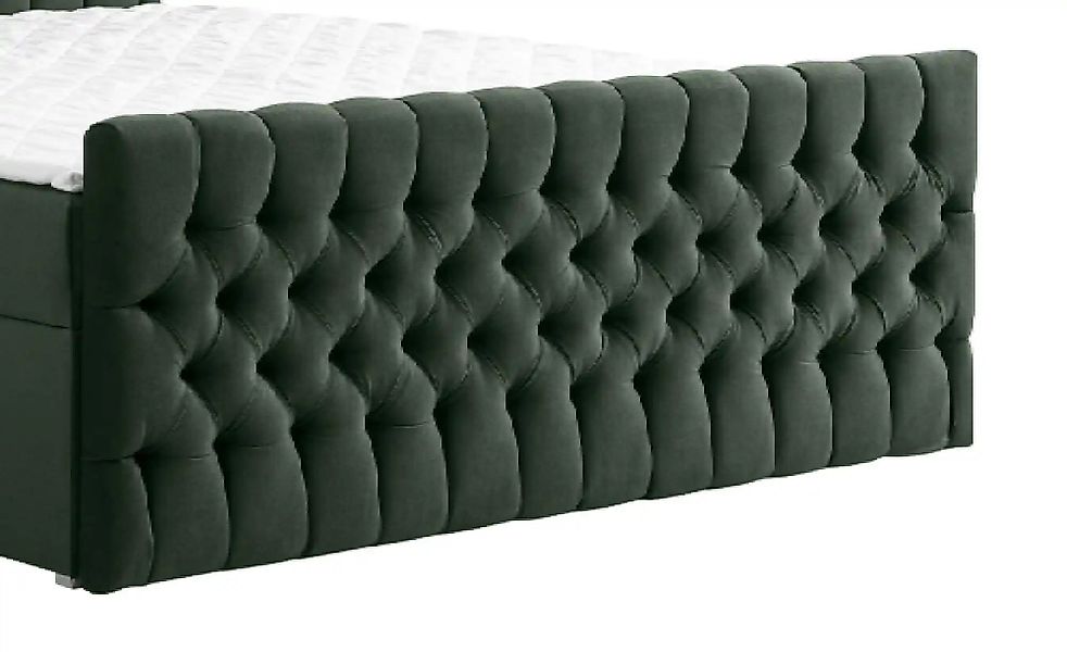 Boxbett mit Bettkasten und Fußteil Belek King ¦ grün Betten > Komfortbetten günstig online kaufen
