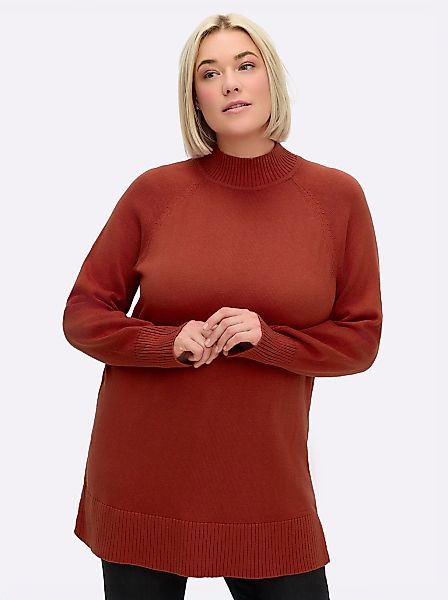 Sheego Streifenpullover "Longpullover" günstig online kaufen