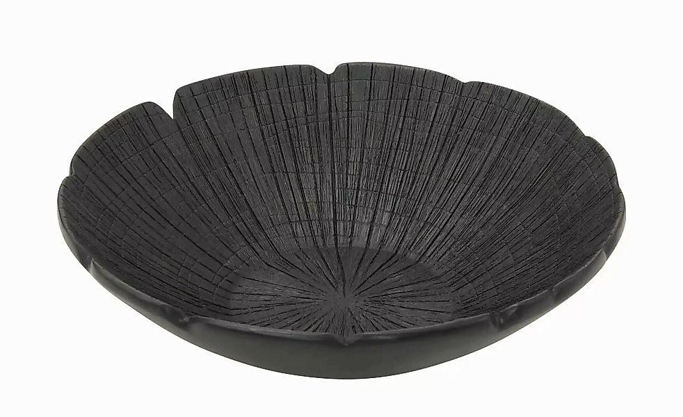 Deko Schale   ¦ schwarz ¦ Polyresin (Kunstharz) ¦ Maße (cm): B: 31 H: 8,5 A günstig online kaufen