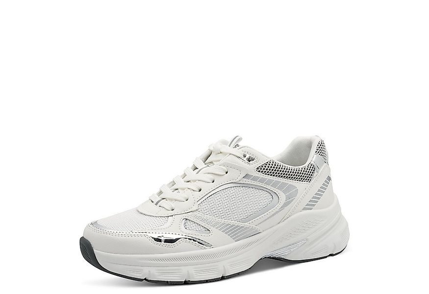 Tamaris Plateausneaker, Freizeitschuh, Halbschuh, Schnürer, Details in Meta günstig online kaufen