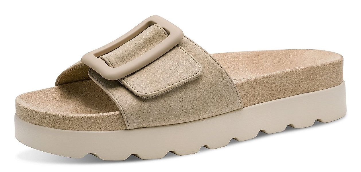Tamaris Pantolette, Plateau, Sommerschuh mit großer günstig online kaufen