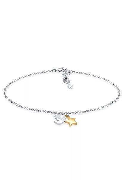 Elli Armband "Sterne Astro Bi Color Zirkonia 925 Sterling Silber" günstig online kaufen