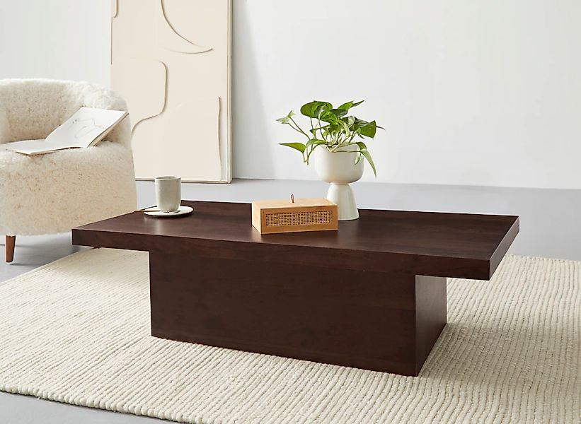 LeGer Home by Lena Gercke Couchtisch "Elfrieda" Massivholz Akazie, lackiert günstig online kaufen