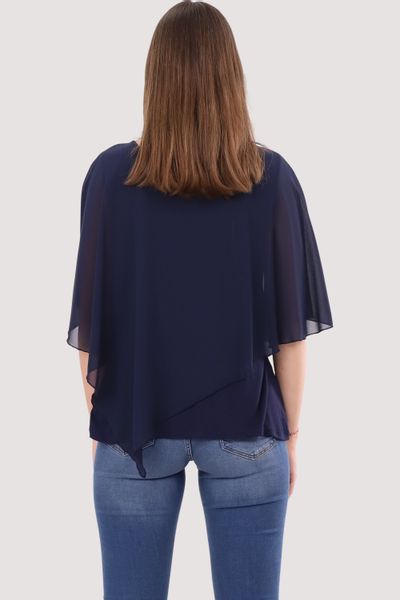 malito more than fashion Chiffonbluse 10732 günstig online kaufen