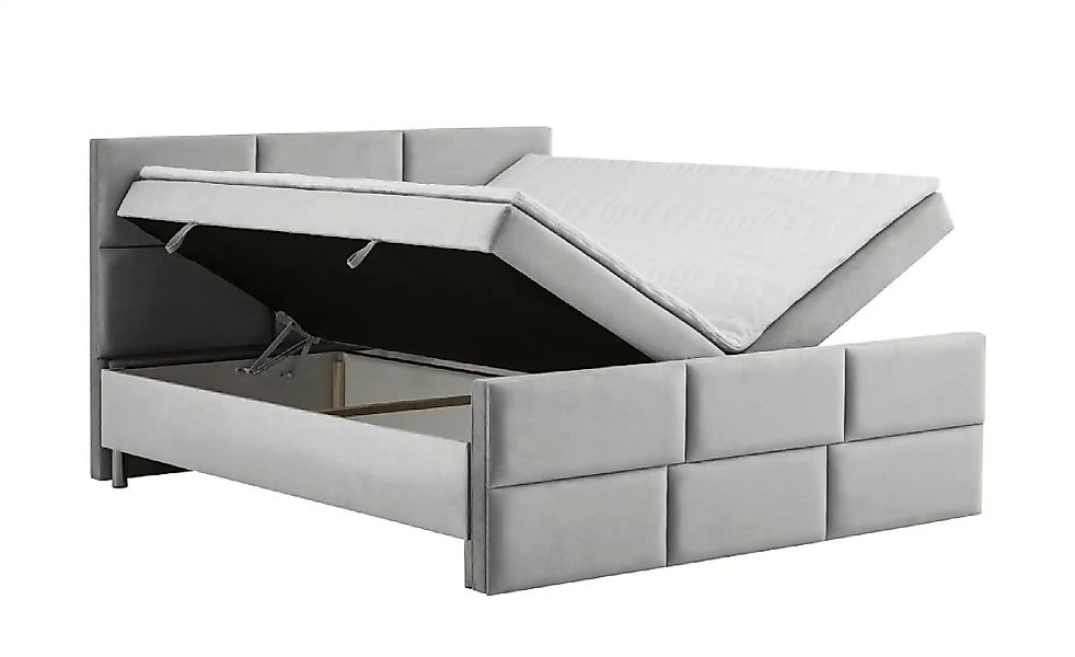 Boxbett mit Bettkasten Adria ¦ grau ¦ Maße (cm): B: 200 H: 110 Betten > Pol günstig online kaufen
