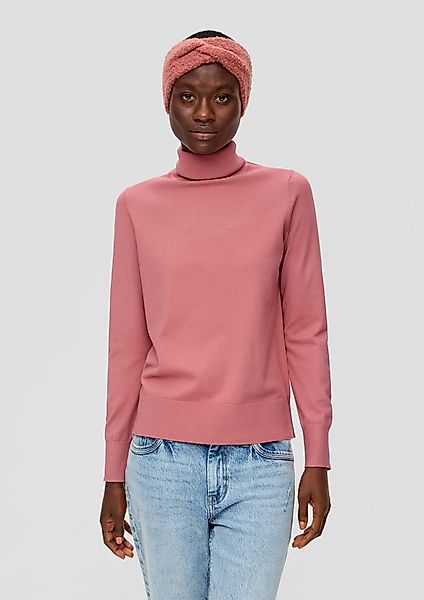 s.Oliver Strickpullover Feinstrickpullover mit Rollkragen günstig online kaufen
