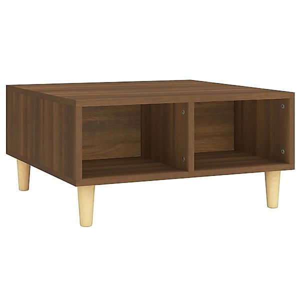 vidaXL Couchtisch Braun Eichen-Optik 60x60x30 cm Holzwerkstoff Modell 4 günstig online kaufen