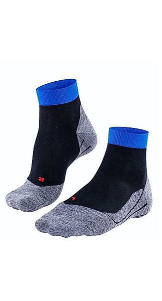 FALKE Laufsocken RU4 Endurance Short (mittelstarke Polsterung) schwarz/grau günstig online kaufen