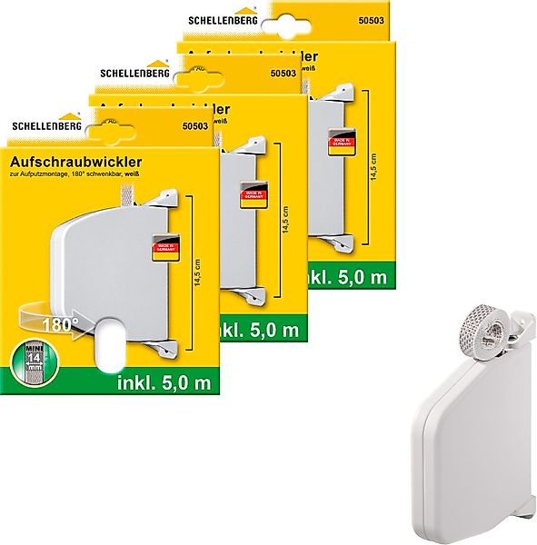 SCHELLENBERG Aufputz-Gurtwickler Aufschraubwickler für das Rollladensystem günstig online kaufen