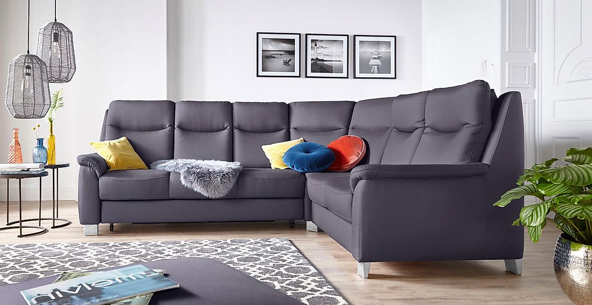 sit&more Ecksofa Boccaccio L-Form, mit Federkern günstig online kaufen