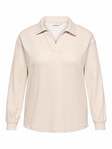 ONLY CARMAKOMA Langarm-Poloshirt "CARGRETCHEN LS POLOCOLLAR BLOUSE JRS" günstig online kaufen