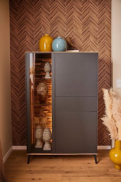 Mäusbacher Highboard, Faro Highboard B 101 cm, inkl. Beleuchtung, Push to o günstig online kaufen