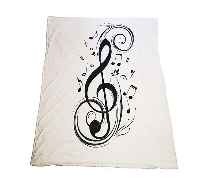 Wohndecke Decke Violinschlüssel, mugesh, für Musiker günstig online kaufen