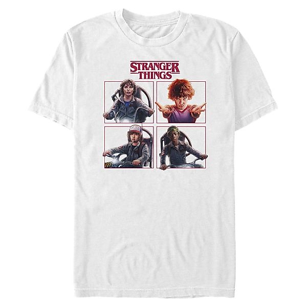 Netflix - Stranger Things - Gruppe Cast Box Up - Männer T-Shirt günstig online kaufen