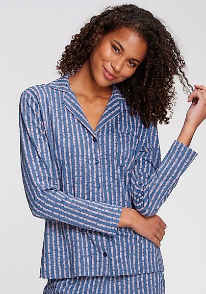 Vivance Dreams Pyjamaoberteil, mit schönem Allover-Muster günstig online kaufen