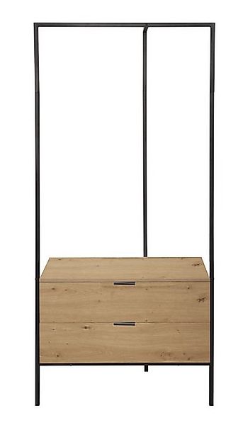 trendteam Schuhschrank Garderobenmöbel Kommode Jody, Artisan Oak / schwarz günstig online kaufen