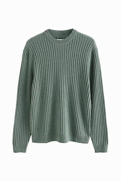 Next Rundhalspullover Regular Fit Premium Rundhalspulli, Lambswool-Mix (1-t günstig online kaufen