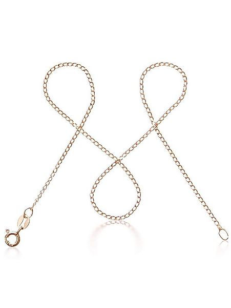 modabilé Panzerkette Halskette SINCERE Rosegold, Damen Halskette 1,3mm 42cm günstig online kaufen