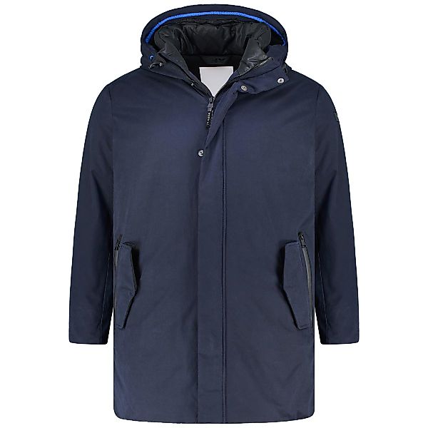 Tribeca Gewachster Parka, wasserabweisend Farbe dunkelblau Größe: 4XL günstig online kaufen