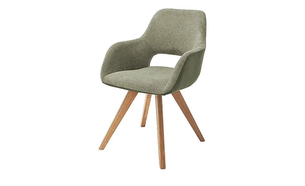 Woodford Armlehnstuhl  Lucina ¦ grün ¦ Maße (cm): B: 56 H: 86 T: 64.0 Stühl günstig online kaufen
