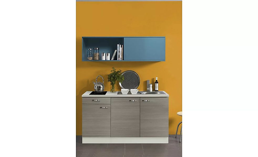 Küchenzeile mit Spüle  Verona - holzfarben - 150 cm - Sconto günstig online kaufen