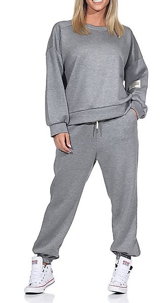 simaranda Jogginganzug Damen Jogginganzug 7065 36-42 Hellgrau (Set) günstig online kaufen