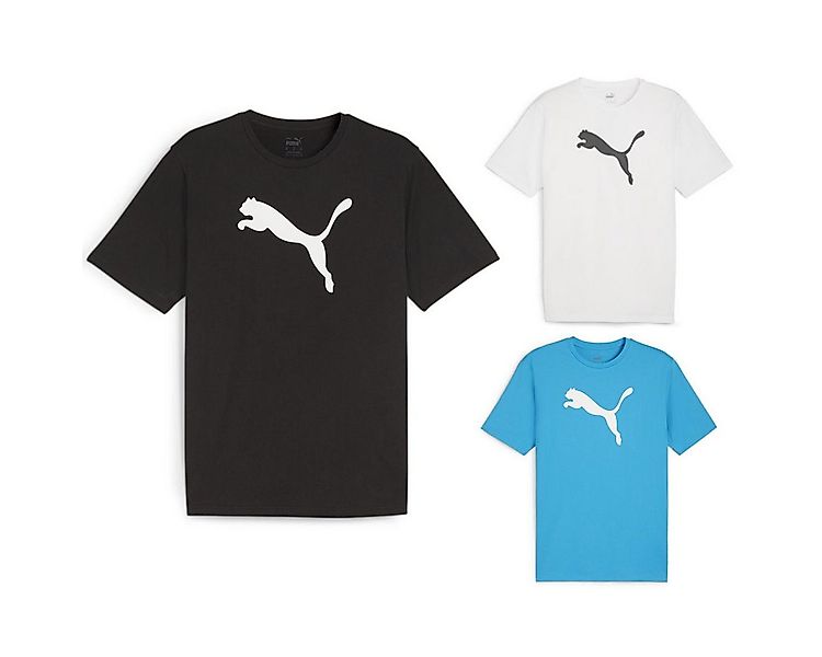 PUMA Funktionsshirt Herren teamRISE Logo T-shirt 3er Pack (Pack, 3-tlg., 3e günstig online kaufen