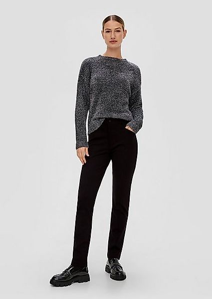 s.Oliver Stoffhose Slim: Hose aus Jersey Teilungsnähte günstig online kaufen