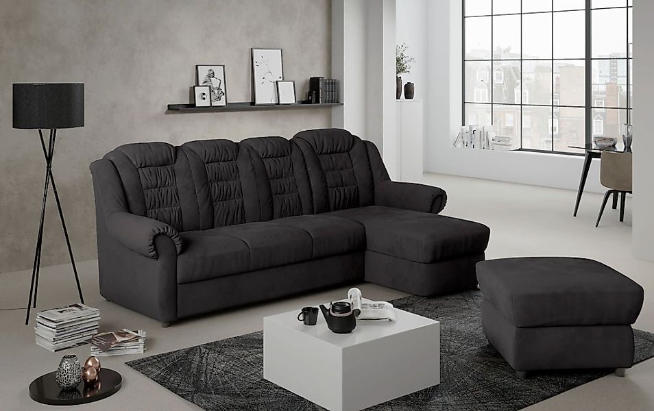 Home affaire Ecksofa "Boston L-Form", mit hoher Rückenlehne, wahlweise mit günstig online kaufen