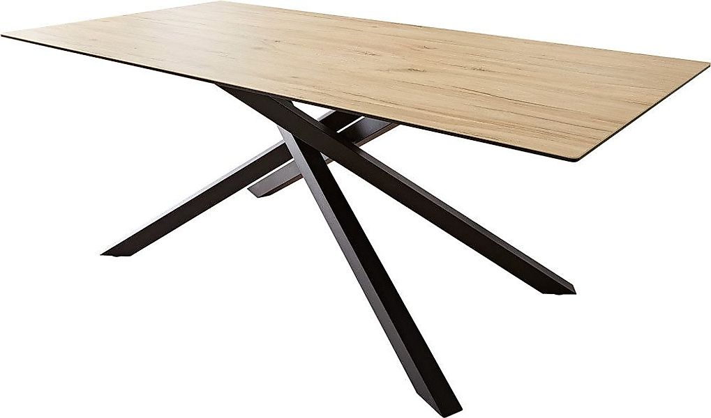 DELIFE Esstisch Edge, Keramik Laminam® Sabbia günstig online kaufen