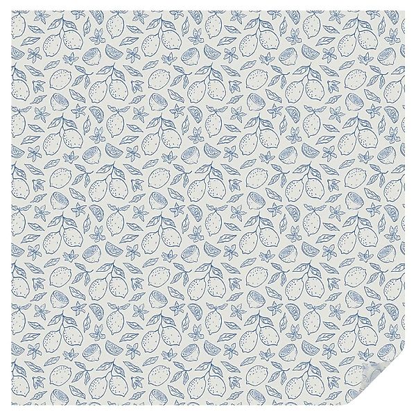 Tulup Buntglasfolie Zitronenmuster Buntglas Fensterfolie 100x100 cm Weiß Si günstig online kaufen