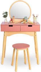 MUSTERKIND® Schminktisch Calendula, alrosa/natur, mit Hocker günstig online kaufen