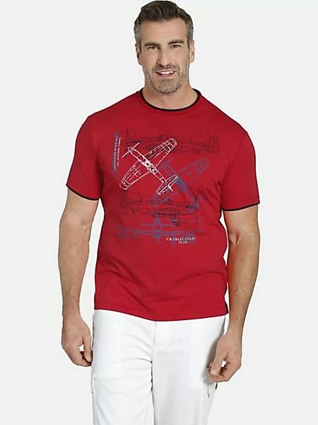 Charles Colby T-Shirt EARL DILLONS Bündchenkanten in Farbkontrast günstig online kaufen