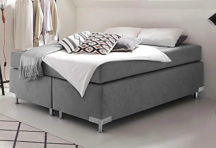 Westfalia Schlafkomfort Boxspringbett "Holland" ohne Kopfteil, frei im Raum günstig online kaufen