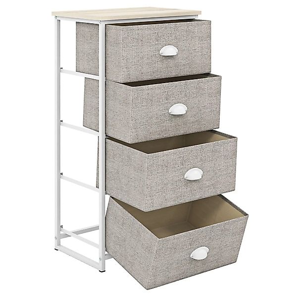 Costway Kommode mit 4 Schubladen 45 x 30 x 94 cm günstig online kaufen
