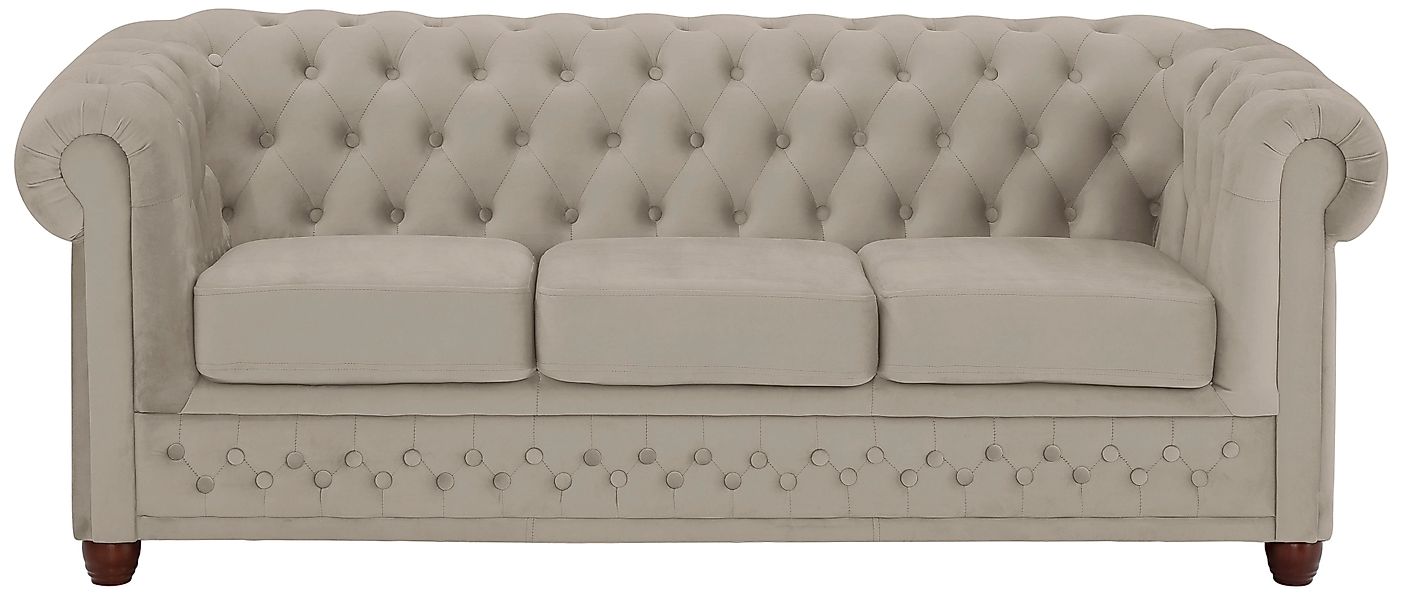 Home affaire Chesterfield-Sofa »New Castle«, mit hochwertiger Knopfheftung günstig online kaufen