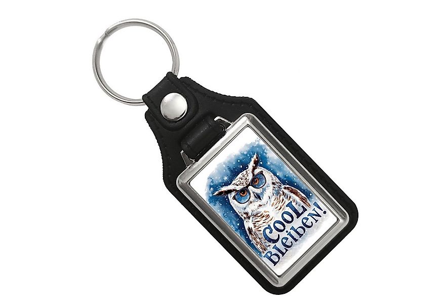 speecheese Schlüsselanhänger Cool bleiben Schlüsselanhänger mit Kunstleder günstig online kaufen