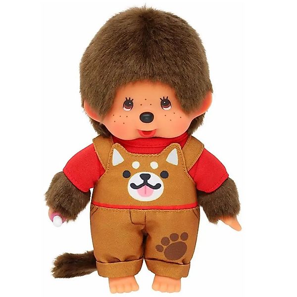 Monchhichi Plüschfigur Junge mit Shiba Latzhose günstig online kaufen