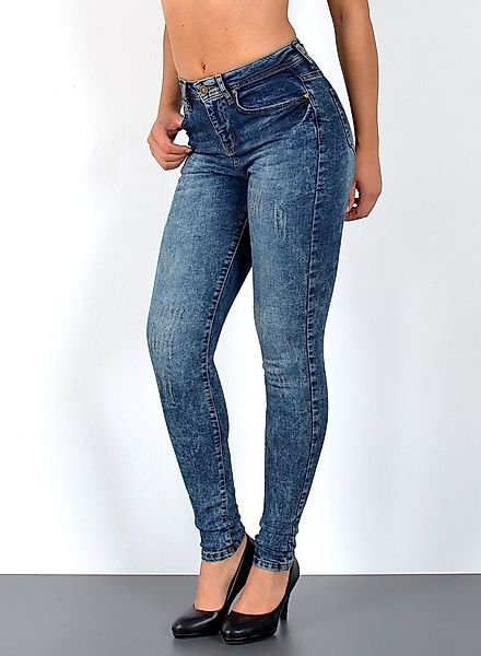 ESRA Skinny-fit-Jeans S800 Damen Jeanshose Skinny Leg High Waist Jeans Stre günstig online kaufen