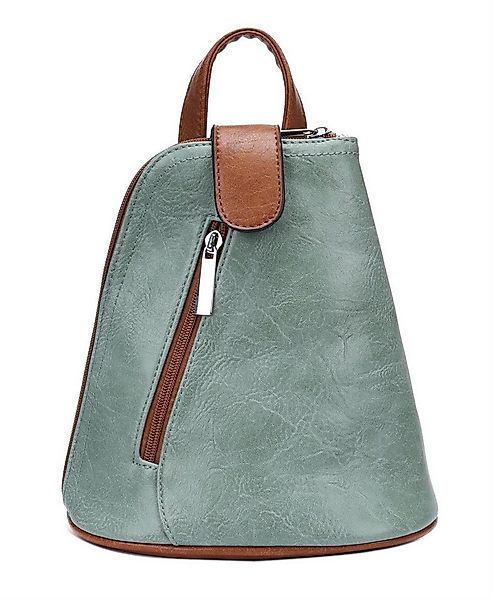 ITALYSHOP24 Rucksack Damen Tasche Schultertasche Crossover, kleiner Rucksac günstig online kaufen