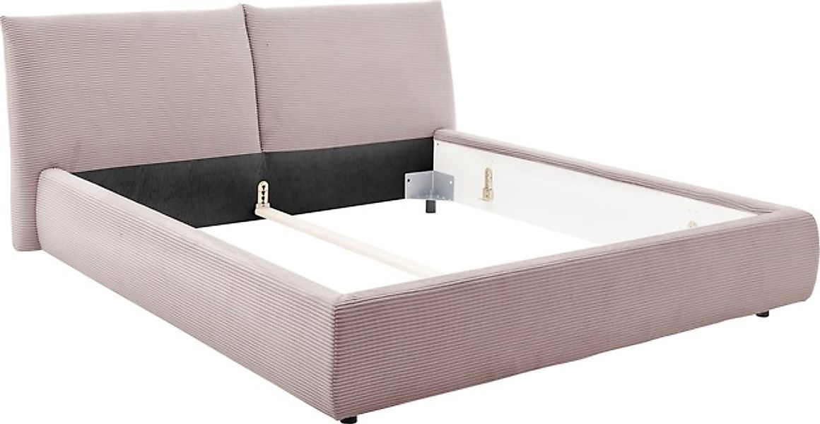 Home affaire Polsterbett "Priora in 4 Breiten bis 200cm" auch in NaturLEDER günstig online kaufen