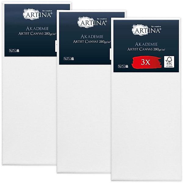 Artina Akademie Keilrahmen 60x140cm FSC 3tlg günstig online kaufen