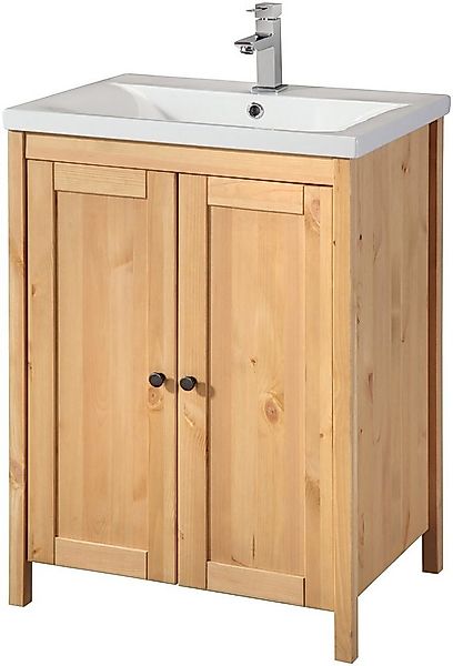 welltime Waschtisch Sylt, Aus massiver Kiefer günstig online kaufen