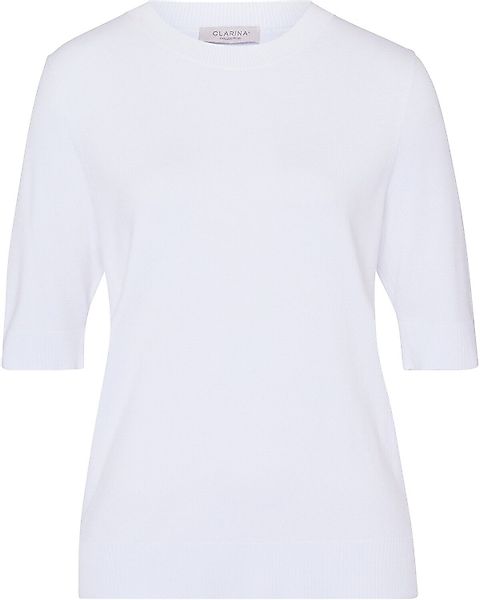 Clarina Strickpullover Halbarm-Pullover günstig online kaufen
