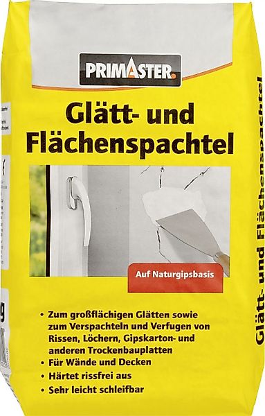 Primaster Spachtelmasse Primaster Glätt- u. Flächenspachtel günstig online kaufen